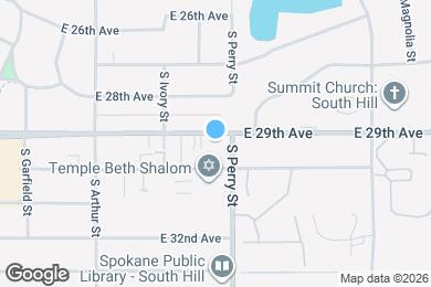 Map image of the property - 1328 E 29th Ave