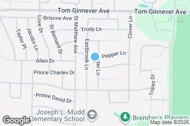 Map image of the property - 705 Aster Ln