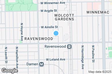 Map image of the property - 4820 N Wolcott Ave