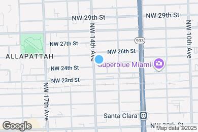 Map image of the property - 1380 NW 25th St