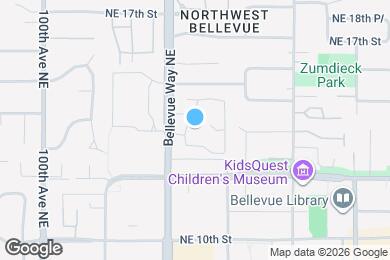 Map image of the property - 1264 Bellevue Way NE