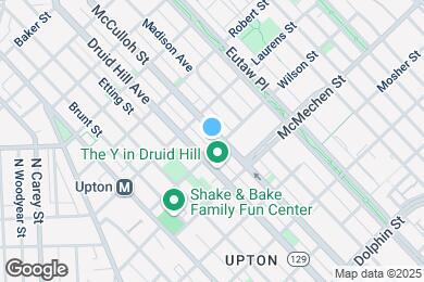 Map image of the property - 1706 McCulloh St