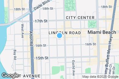 Map image of the property - 1619 Jefferson Ave