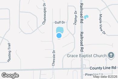 Map image of the property - 1150 Mopac Ct