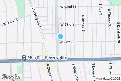 Map image of the property - 1553 W 94th St