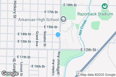 Map image of the property - 1305 Jefferson Ave