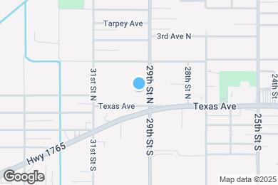 Map image of the property - The Five Points at Texas Apartments