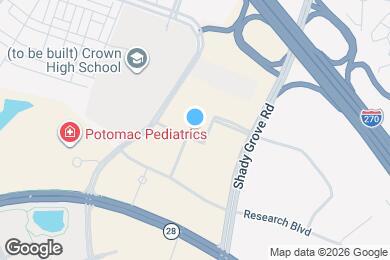 Map image of the property - Axis at Shady Grove