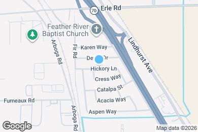 Map image of the property - 1551 Hickory Ln