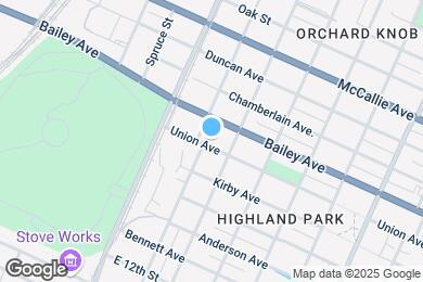 Map image of the property - 1405 Union Ave