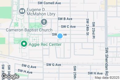 Map image of the property - 2513 SW E Ave