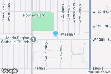 Map image of the property - 13407 S Wilton Pl