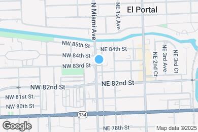 Map image of the property - 8276 NE Miami Ct