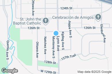 Map image of the property - 12625 Monterey Ave S