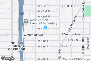 Map image of the property - 43rd Place Apartments