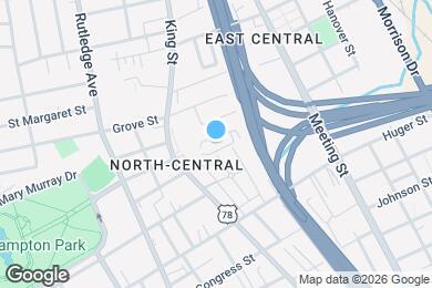 Map image of the property - 1000 King Apartments