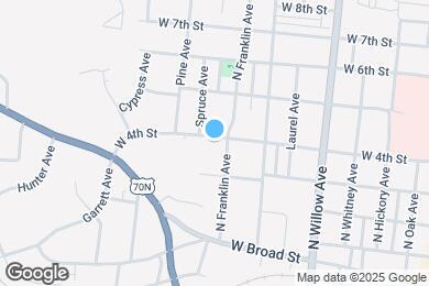 Map image of the property - 460 W 4th St