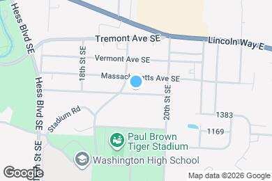 Map image of the property - 1916 Connecticut Ave SE