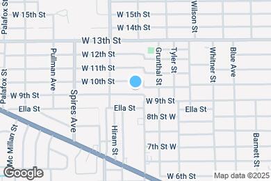 Map image of the property - 1721 W 9th St