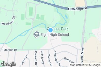 Map image of the property - 1 Thorndale Dr