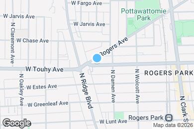 Map image of the property - 2040 W Touhy Ave
