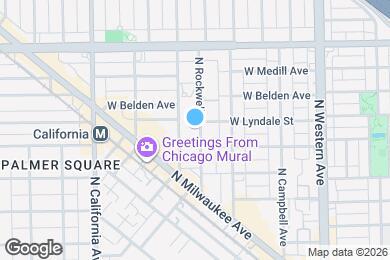 Map image of the property - 2212 N Rockwell St