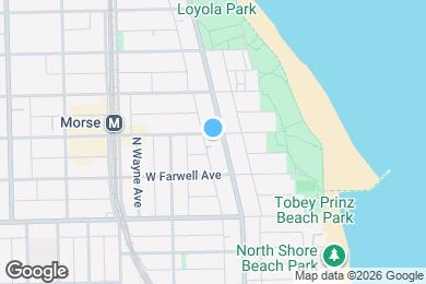 Map image of the property - 6928 N Sheridan Rd