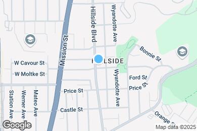 Map image of the property - 107 E Moltke St