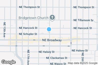 Map image of the property - 1809 NE 21st Ave