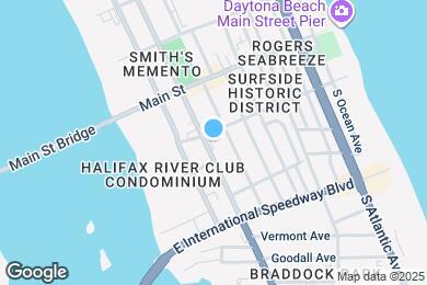 Map image of the property - 101 S Peninsula Dr