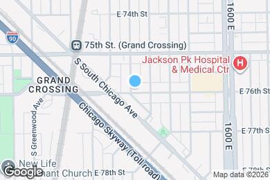 Map image of the property - 1336 E 76th St