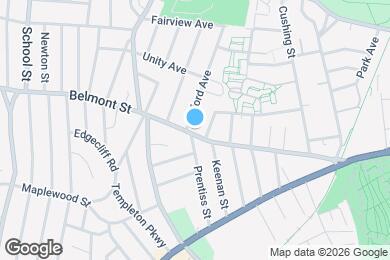 Map image of the property - 151 Belmont St