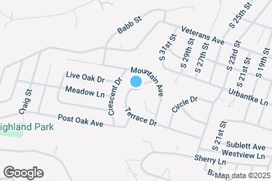 Map image of the property - 2314 Terrace Dr