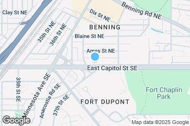 Map image of the property - 3922 E Capitol St NE