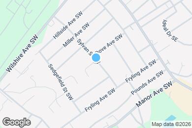 Map image of the property - 670 Sylvan St SW
