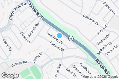 Map image of the property - 3190 Geoffrey Dr