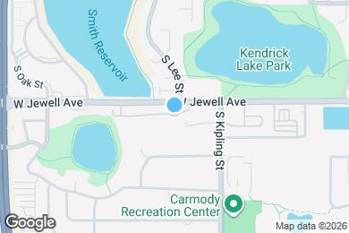 Map image of the property - 10230 W Jewell Ave