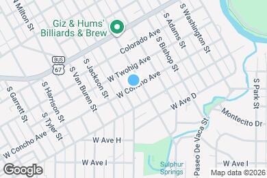 Map image of the property - 1515 W Concho Ave