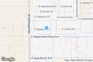 Map image of the property - 3755 E Sandoval Dr