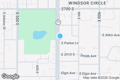 Map image of the property - 2841 S 700 E