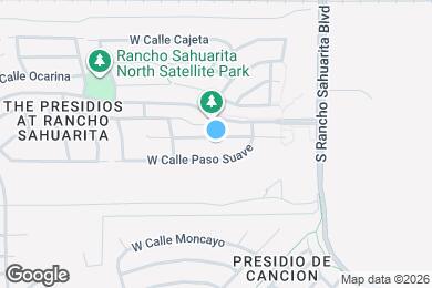 Map image of the property - 219 W Calle Patio Lindo
