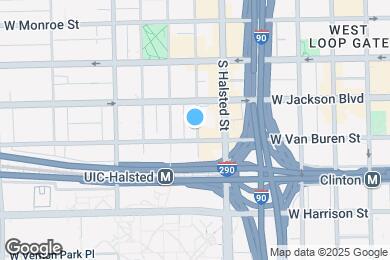 Map image of the property - 850 W Van Buren St