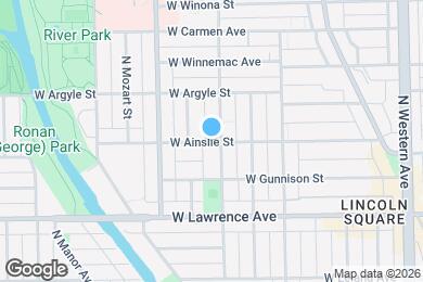 Map image of the property - 2706 W Ainslie St