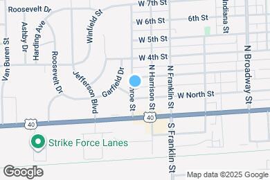Map image of the property - 1128 W North St