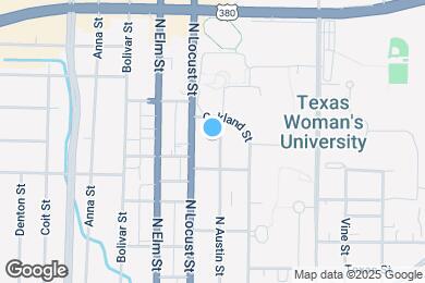 Map image of the property - 1409 N Austin St