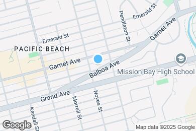 Map image of the property - 2128 Balboa Ave