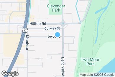 Map image of the property - 740 Joyce St