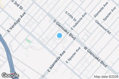 Map image of the property - 305 E Valencia Ave