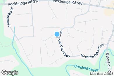 Map image of the property - 617 Mountain Oaks Pkwy