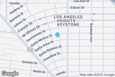 Map image of the property - 2005 Santa Anna St